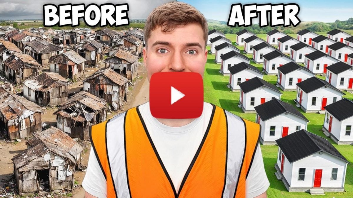 MrBeast: I Built 100 Homes And Gave Them Away!