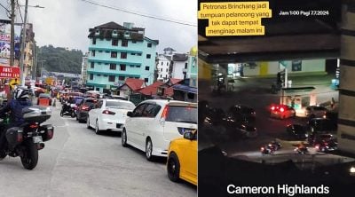 With no rooms available in Cameron Highlands, tourists sleep at petrol station