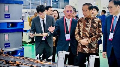 东南亚最大  印尼首座电动车电池工厂启动