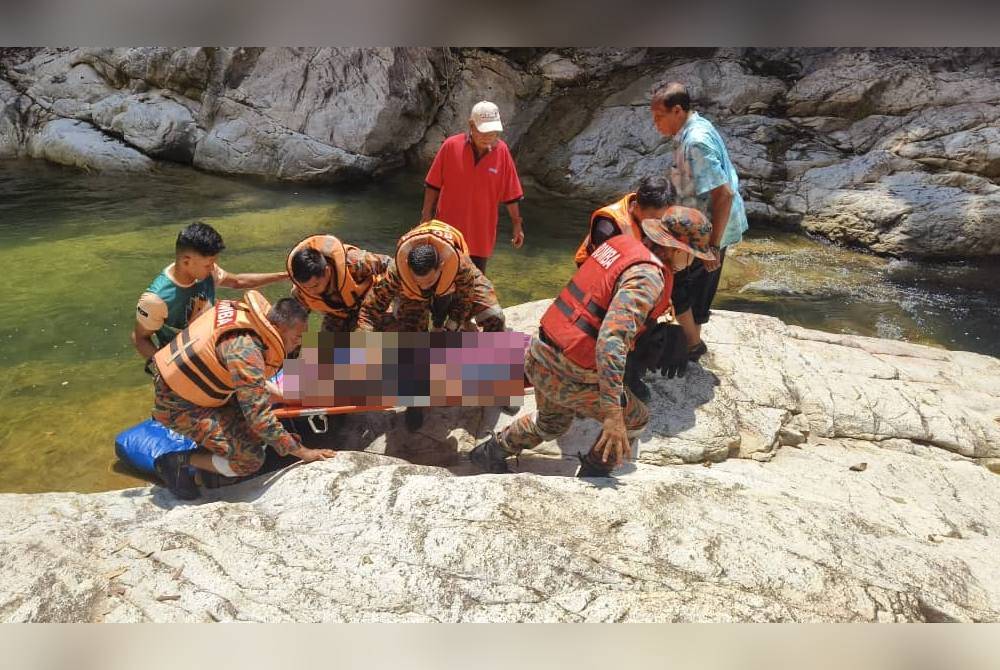 东：7名青年在乌鲁龙运的鲁布凯因瀑布野餐戏水时，其中2人不幸遇溺身亡。