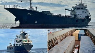载香烟货船非法停泊   8印尼船长船员被扣查