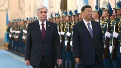 习近平与普汀现身上合组织峰会 争夺中亚地区主导权