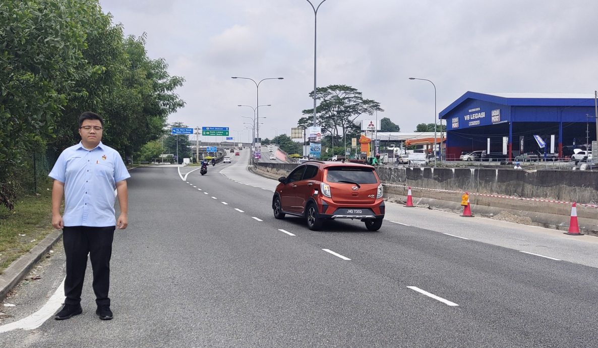 亞沙路地下溝崩塌 車道逢雨必災，提升工程料下週竣工