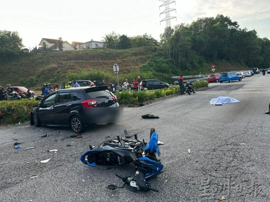 供星洲網／路口曾發生奪命車禍  綠峰嶺料增交通圈