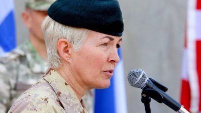 加拿大宣布卡里尼昂任国防参谋长   首位女性最高层军事指挥官