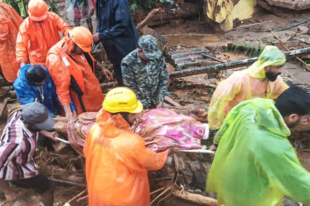 印度南部暴雨引發土崩  至少49死數百人被困