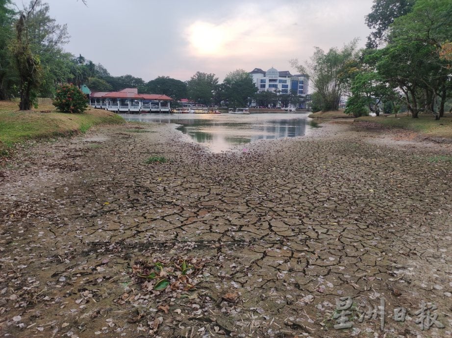 太平久旱逢干露雨势小 太平湖仍干涸 湖床成打卡点