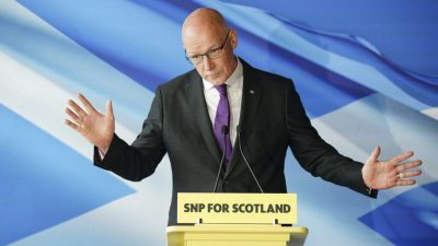 寻求独立的苏格兰政党遭遇“黑夜”来袭   亦成大输家