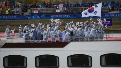 巴黎奥运搞乌龙！韩国进场却被播报成“朝鲜”