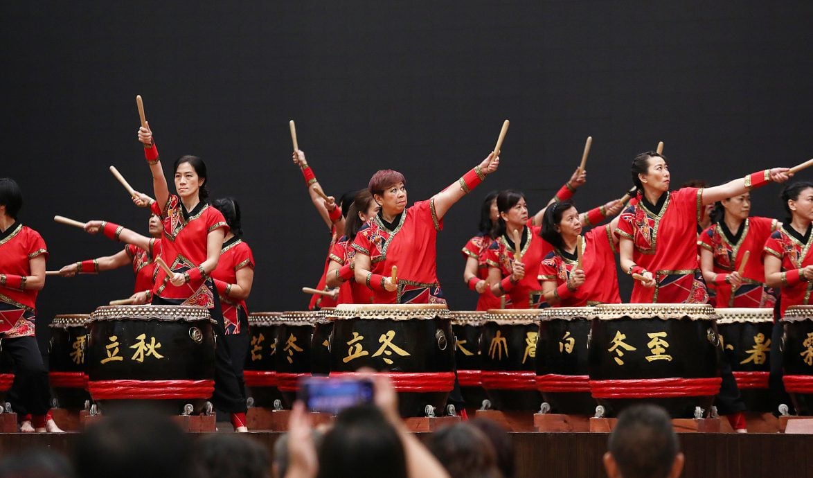 早报必下-大都会-雪隆潮州会馆妇女组“潮撃”二十四节令鼓队庆10周年