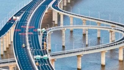 深中通道日均車流10萬架次　佔珠江跨江車流量25%