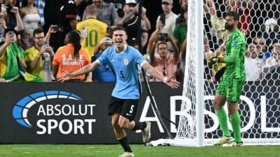 美洲盃|近29年首度淘汰巴西 烏拉圭4強硬碰哥倫比亞
