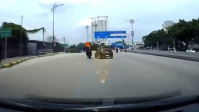 视频|撞摩托酿致命意外 黑色轿车司机失踪