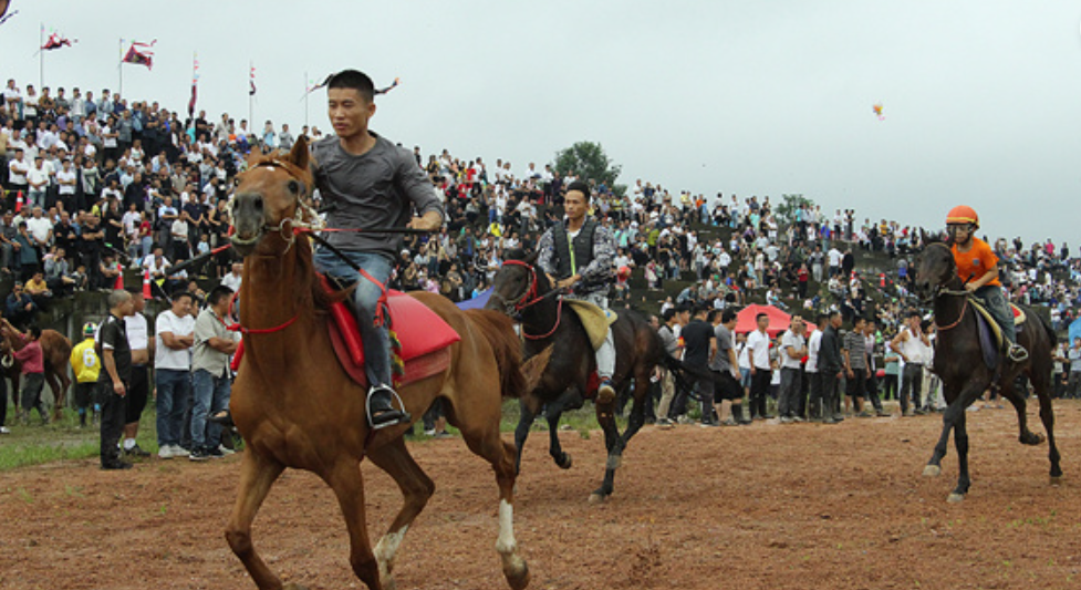 贵州水族“村马”更热血！　8万人嗨看比村BA还热闹