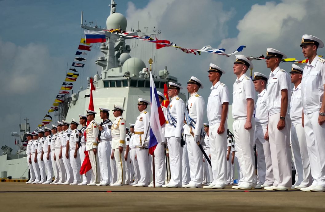 配新头CHINA-RUSSIA-DEFENCE-DRILLS