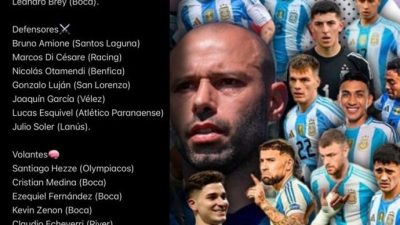 阿根廷公布巴黎奥运阵容  梅西榜上无名