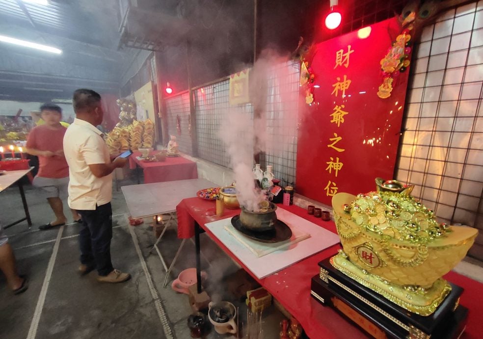 （大北马）西岭财神爷庙周日晚安奉新金身