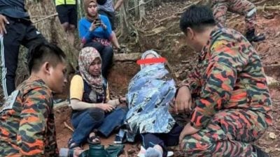 女子登南峇山受伤 消拯员爬上800公尺处救人