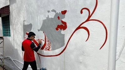 Fan Bingbing’s mural in Jonker Walk as the tourism ambassador of Melaka