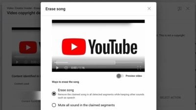 YouTube推出AI工具，轻松消除版权音乐
