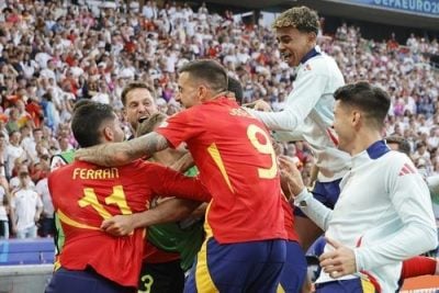 歐洲盃 |  加時絕殺德國  西班牙5連勝闖4強
