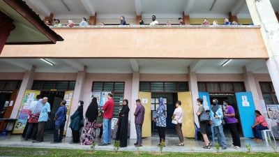 双溪峇甲补选 | 选委会: 首一小时投票率仅8.88%