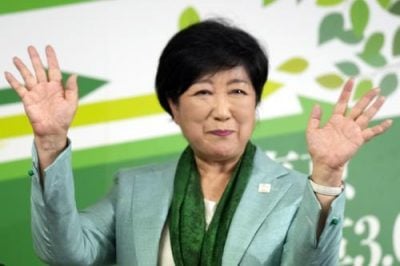 NHK：東京都知事選舉出口民調  小池百合子篤定連任