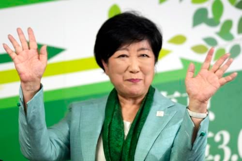 NHK：东京都知事选举出口民调 小池百合子笃定连任