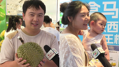 Thumbs-up for durians from Malaysia