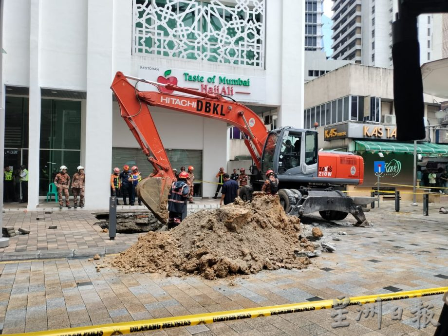 印婦墜8公尺深坑生死不明·搜救隊細雨中搶時間救援