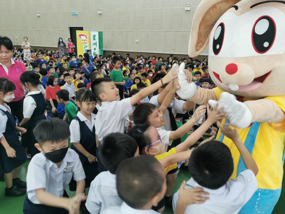 (大北馬)“均衡營養，從早餐開始”全國小學健康校園運動列車開入僑光小學