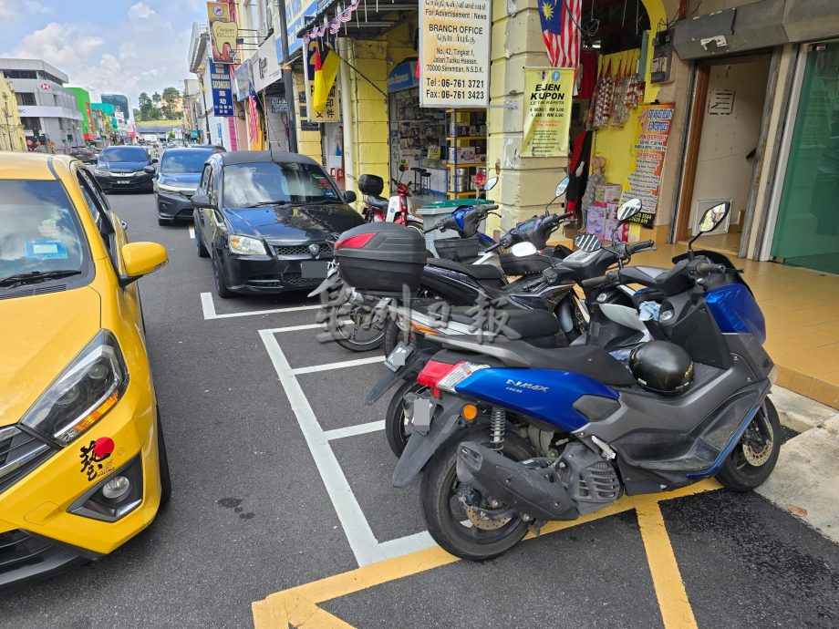 摩托專用車位不用　反霸佔停車位，騎士貪便利　為車主帶來不便