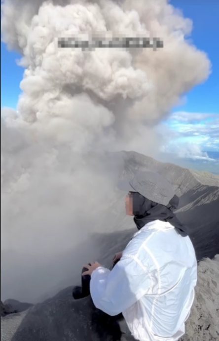 視頻|為經許可爬活火山遇爆發 印尼女登山客：一次就後悔