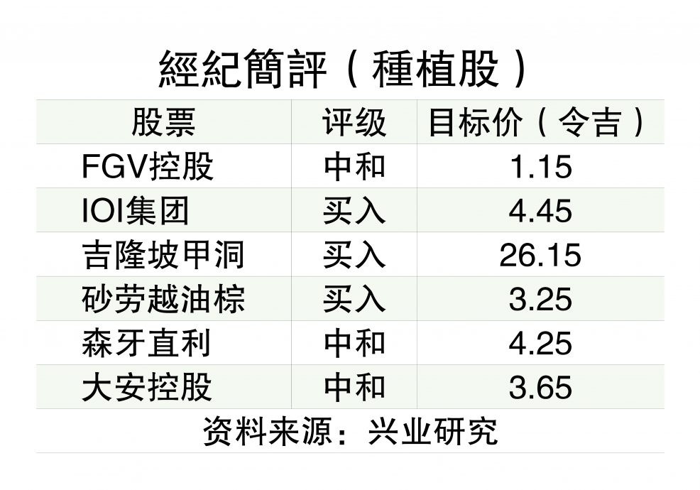 逆風圍繞  獲利趨跌  棕油業需多元化業務 