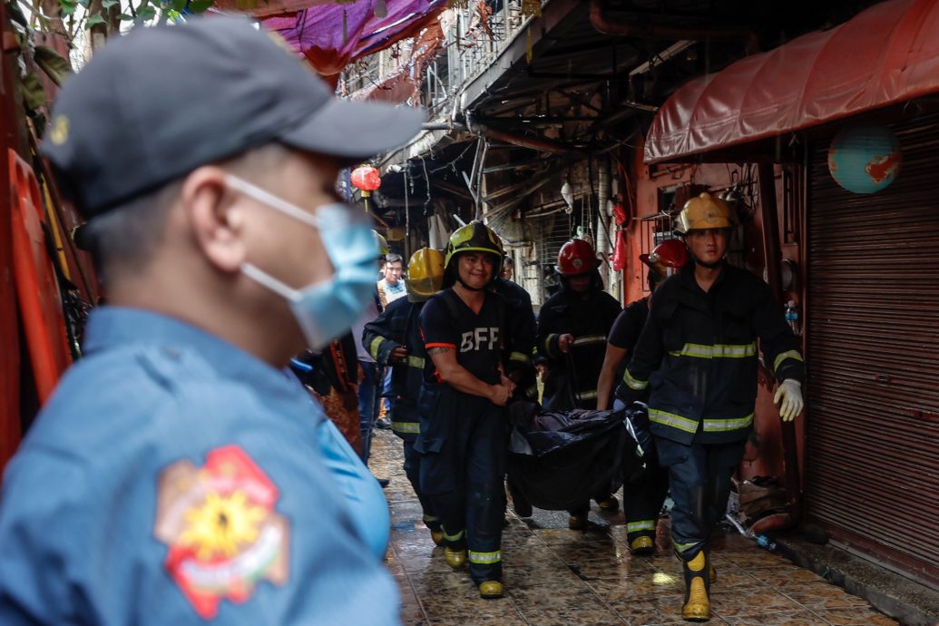 马尼拉唐人街建筑物大火　至少11人丧生