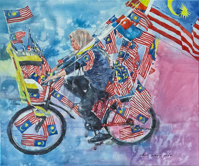 （30日见报）大都会/社区精彩主文/国庆日“Malaysia Ria”画展 /4图