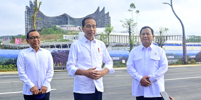 Indonesian president holds the first cabinet meeting in the nation’s unfinished future capital