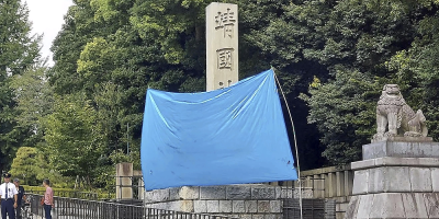 Japanese shrine that honours war dead, including convicted war criminals, is vandalised again