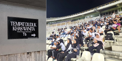 Women-only section to watch football match in Terengganu