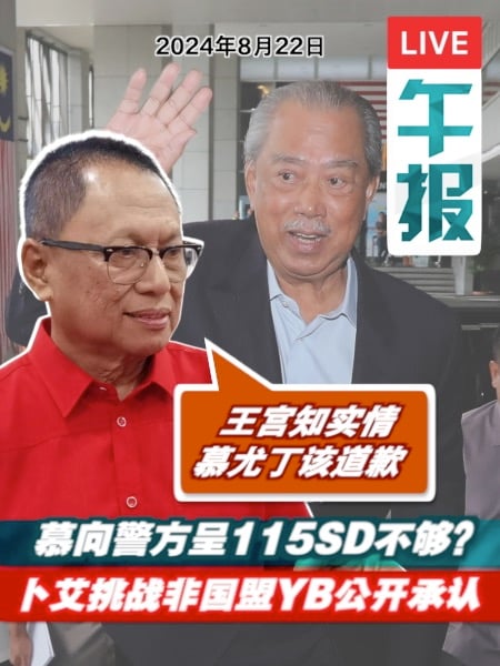 慕尤丁115SD包括国阵 卜艾“棒打”自己人？