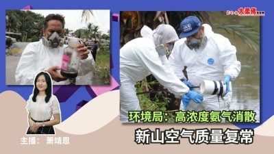 大柔佛三分钟 | 环境局：高浓度氨气消散，新山空气质量复常