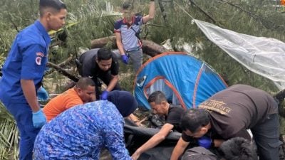 视频 |  暴风风雨吹袭露营地 树木倒下砸中帐篷 1死2伤