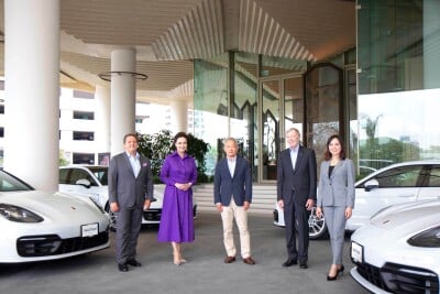 Dusit Thani Bangkok partners with Porsche Thailand to offer ‘one-of-a-kind’ luxury limousine service for guests