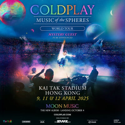 AIA Hong Kong Proudly Partners with Coldplay for the Music Of The Spheres World Tour