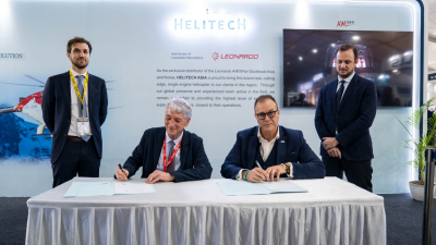 SGi Signs Landmark Deal with Helitech Asia as Launch Customer for Ten Leonardo AW09 Helicopters at Bali Air Show 2024