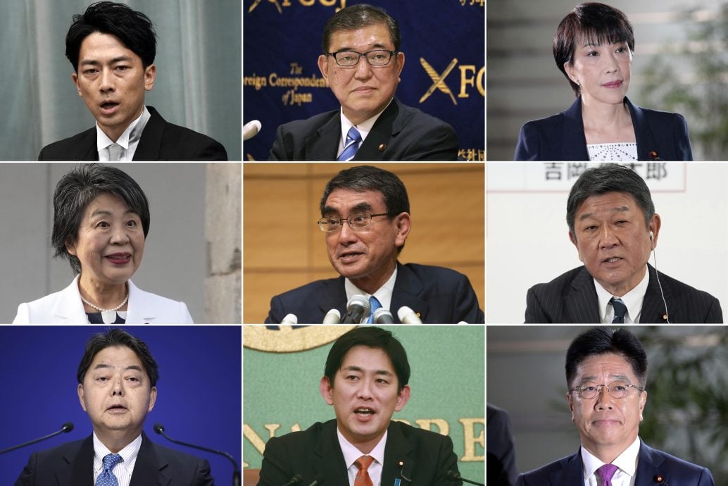 9人角逐日本自民党总裁选举   分析：石破小泉一老一少列头号竞争者