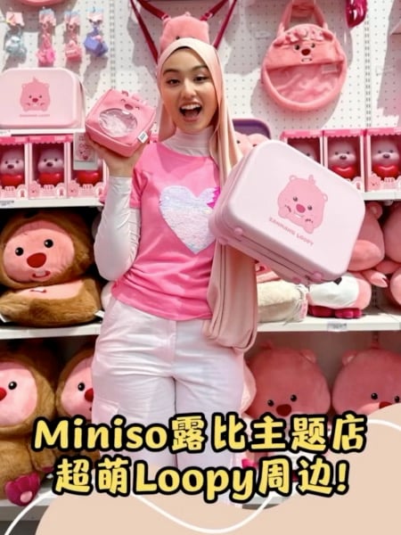 Miniso露比主题店 超萌Loopy周边！