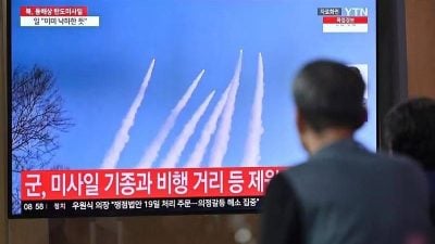 韓國：朝鮮發射多枚短程彈道導彈