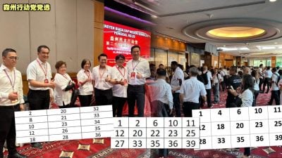 森州行动党党选 | 森行动党今早大会及改选 现场流出多个版本“菜单”