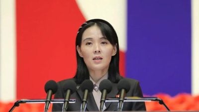 不满美军核潜舰停靠釜山  金与正放狠话：无限升级核武！